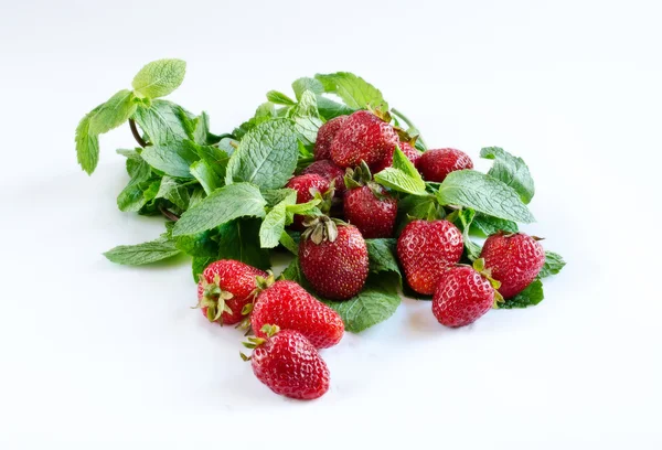 Strawberries separated Stockfoto