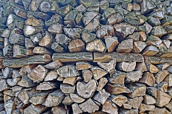 Montón de madera con textura de fondo — Foto de Stock