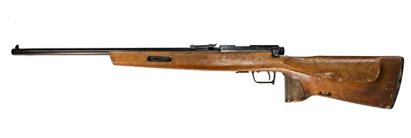 Eski Alman carabin Mauser 98-K beyaz arka plan üzerinde ayrılmış.