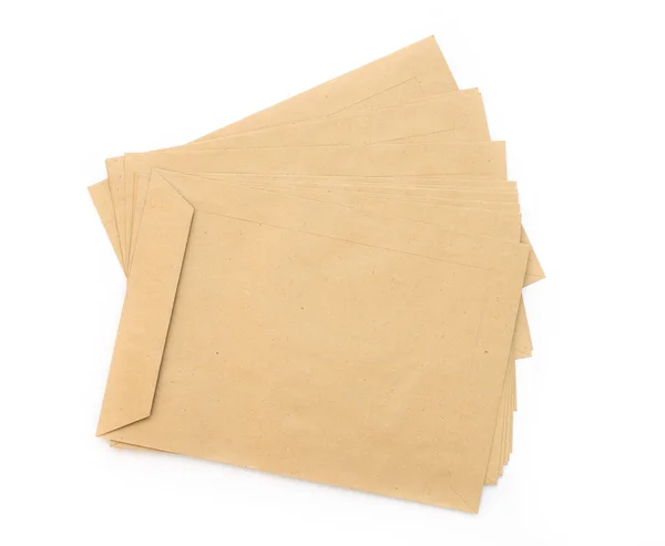 Eski kahverengi zarf izole