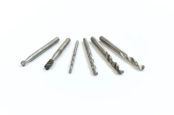 Set van ander mini roterende gereedschap bits — Stockfoto