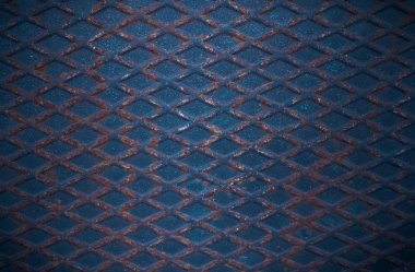 eski paslı metal levha