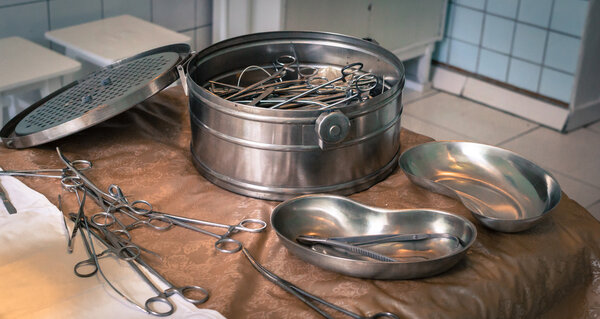 Container for sterilization of surgical instruments