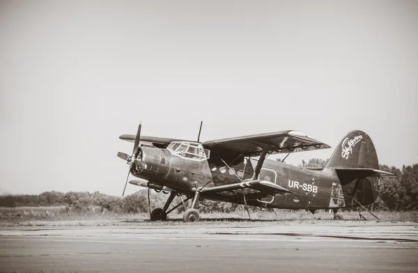 Aeronaves de treinamento para paraquedismo — Fotografia de Stock