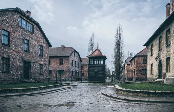 Auschwitz Polonia Noviembre 2019 Campo Concentración Campo Exterminio Auschwitz Birkenau — Foto de Stock