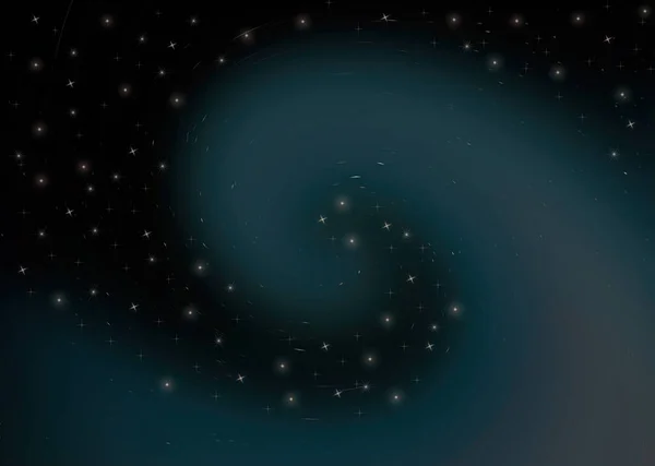 Abstrakter Blauer Hintergrund Mit Weißen Sternen — Stockfoto