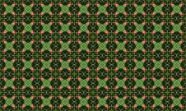 Tahta oyuncak geyik ve köknar dalları. Geleneksel Noel arkaplanı