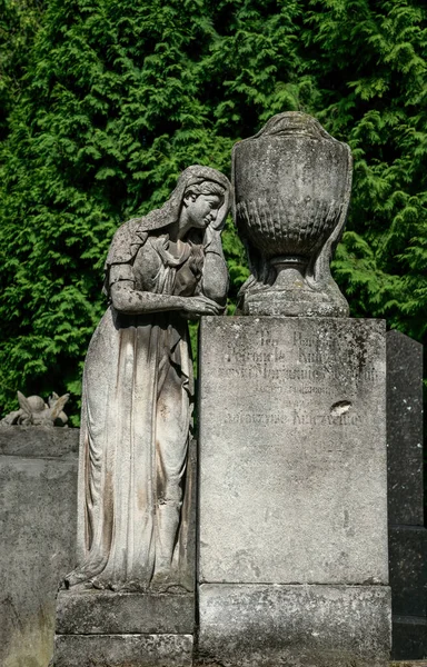 Lviv Ucraina Luglio 2019 Antico Cimitero Gotico Lychakiv Lvov Ucraina — Foto Stock