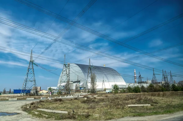 Ciudad Pripyat Región Kiev Ucrania Abril 2019 Refugio Para Hangares — Foto de Stock