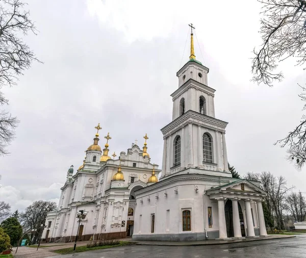 Poltava Ukrajna Április 2021 Szent Dormition Cathedral Orthodox Church Ukraine — Stock Fotó