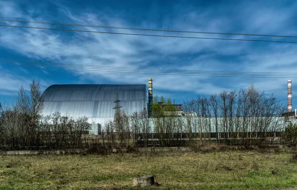 Ciudad Pripyat Región Kiev Ucrania Abril 2019 Refugio Para Hangares — Foto de Stock