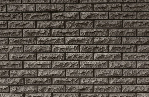 Graubraun Und Schwarz Backsteinmauer Hintergrund — Stockfoto