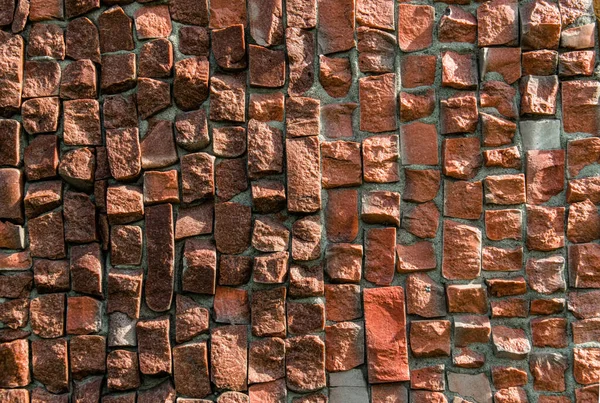 Текстура Старой Красной Керамической Мозаики — стоковое фото