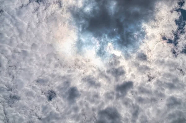 Luce Del Tramonto Sole Nuvole — Foto Stock
