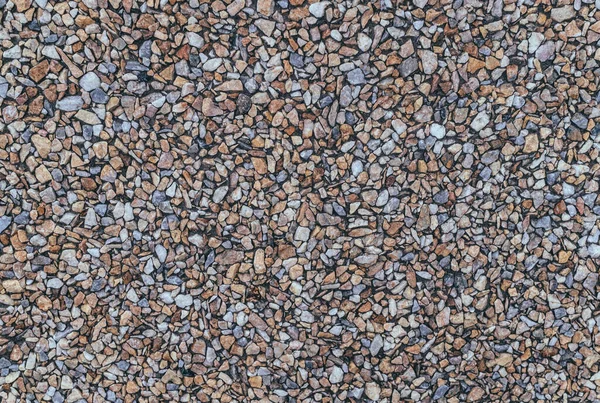 Passeio Texturizado Com Pedra Cascalho — Fotografia de Stock