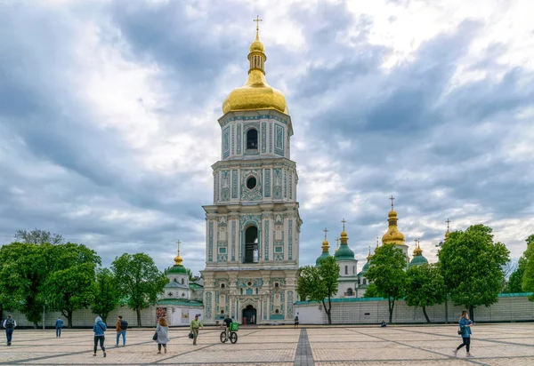 Catedral Santa Sofia Campanário Kiev Ucrânia — Fotografia de Stock