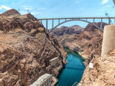Colorado Nehri ve Hoover Barajı, Nevada, ABD