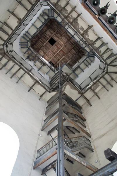 Schody Zabytkowej Dzwonnicy Katedra Zofii Kijowie Ukraina — Zdjęcie stockowe