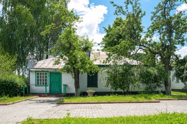 Kremenchuk Ucrânia Junho 2021 Velha Casa Aldeia Tradicional Residência Museu — Fotografia de Stock