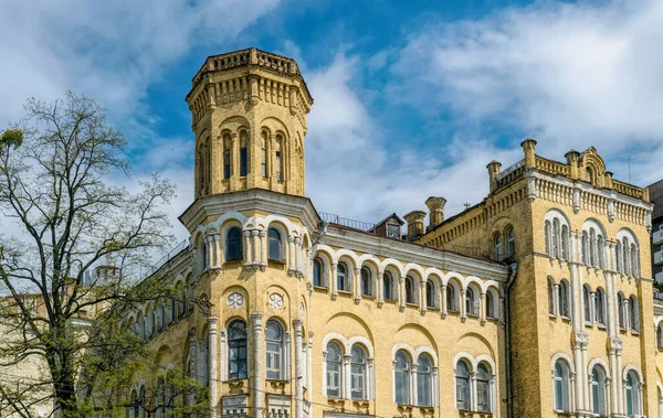 Kyiv Ukraine May 2021 Old Dilapidated Building Neo Gothic Style — Stock Photo, Image