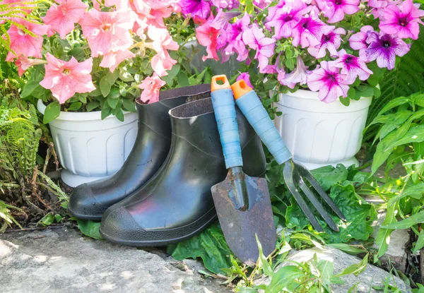 The gardener set — Stock Photo, Image