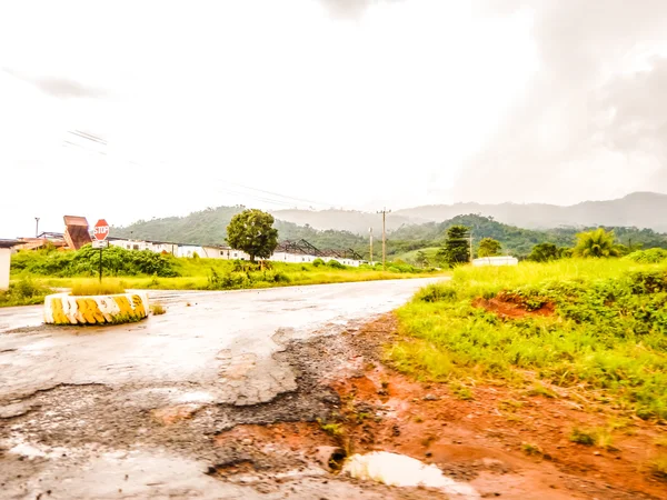 Straßen im tropischen Afrika — Stockfoto