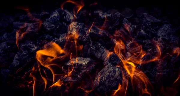 Burning wood — Stock Photo, Image