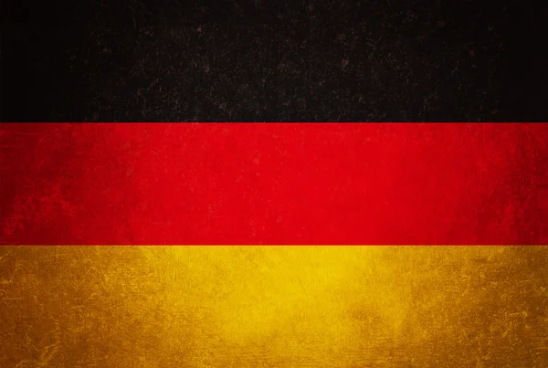 Flagge von Deutschland, Grunge Textur Hintergrund — Stockfoto