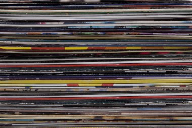 Kulenin farklı albüm kapakları, arka plan, yatay biçimi