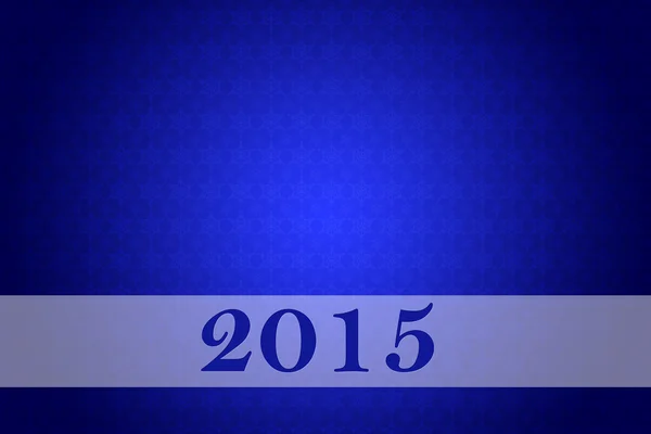 Año Nuevo 2015 Fondo con diseño de copo de nieve, viñeta y pancarta, retro, vintage, azul —  Fotos de Stock