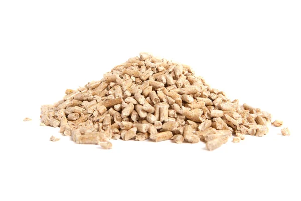 Wooden pellets made of sawdust — Stock Photo, Image