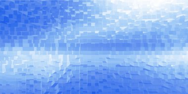 Yatay beyaz küpleri iş tanıtım arka plan