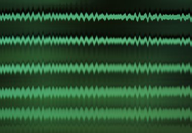 Yatay yeşil konsolunu görüntülemek bilgisayar titreşimli darbe desig
