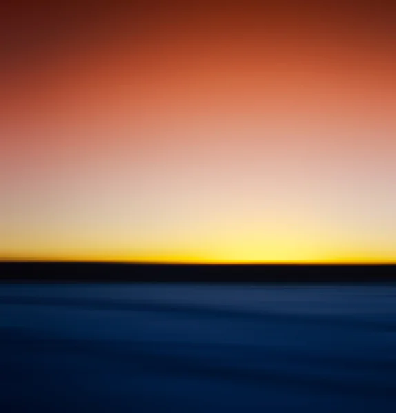Carré hiver orange coucher de soleil paysage abstraction — Photo