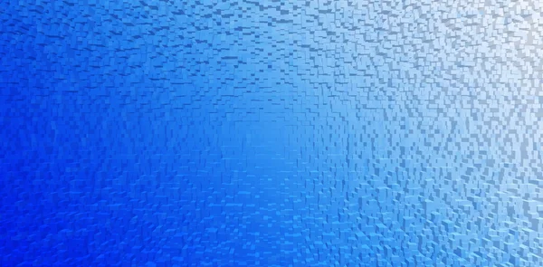 Horizontal blau weißer Farbverlauf Würfel Geschäftspräsentation abstr. — Stockfoto
