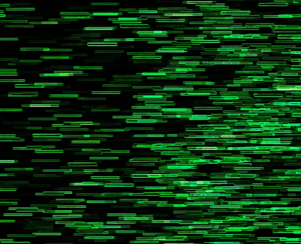 Vierkant groen levendige 8-bit pixel dot geïnterlinieerd ruimte sterren blast — Stockfoto