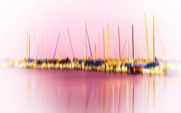 Horizontale bleke roze gloed jachtclub beweging abstractie CHTERGRO — Stockfoto