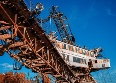 Yatay Vintage Cyberpunk endüstriyel makine arka plan Mars