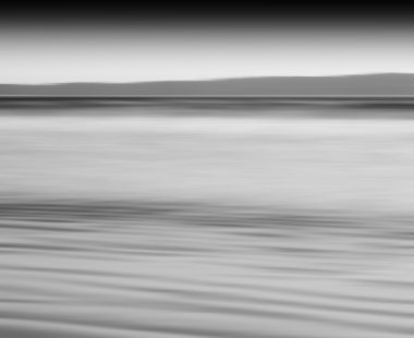 Yatay siyah beyaz okyanus süt hareket bulanıklığı soyutlama ba