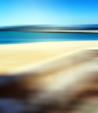 Dikey kenarlık beach soyutlama