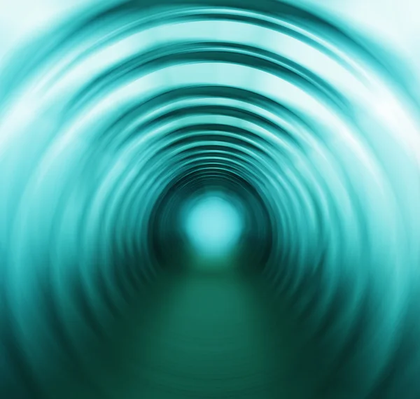 Square cyan green swirl twirl bright abstraction tunnel backgrou — Stock Photo, Image