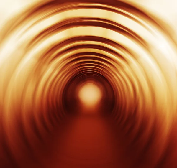 Квадратный ярко-оранжевый вихрь кружится ярко-абстрактный туннель backgr — стоковое фото