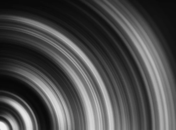 Horizontale levendige zwart / wit vinyl radiale swirl Kronkel busine — Stockfoto
