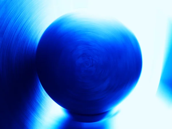 Horizontal azul rotativo globo ilustração fundo — Fotografia de Stock
