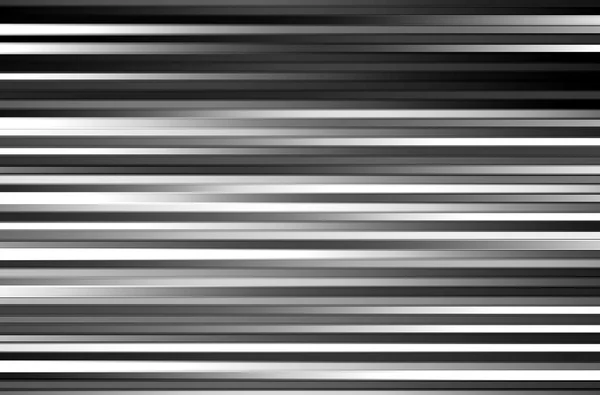 Horizontal negro y blanco líneas movimiento desenfoque abstracto telón de fondo — Foto de Stock