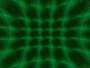 Yeşil 3d uzay gürültü dokulu arka plan kavisli