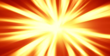 Yatay turuncu güneş ışınları soyutlama arka plan