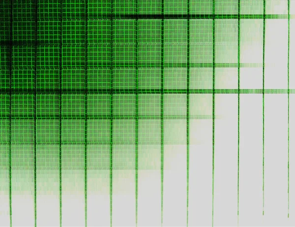 Orizzontale verde vintage tv griglia illustrazione sfondo — Foto Stock