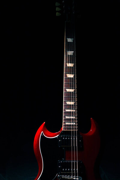 SG guitar left model red