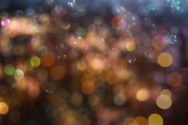 Arkaplan için beyaz ve turuncu bokeh